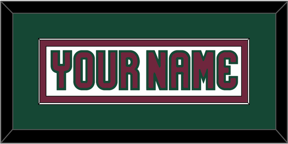 Arizona Nameplate - Road White - Single Mat 3