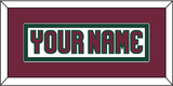 Arizona Nameplate - Road White - Single Mat 4