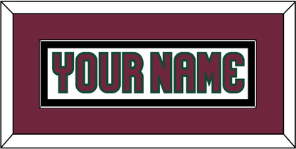 Arizona Nameplate - Road White - Essential Tier 5