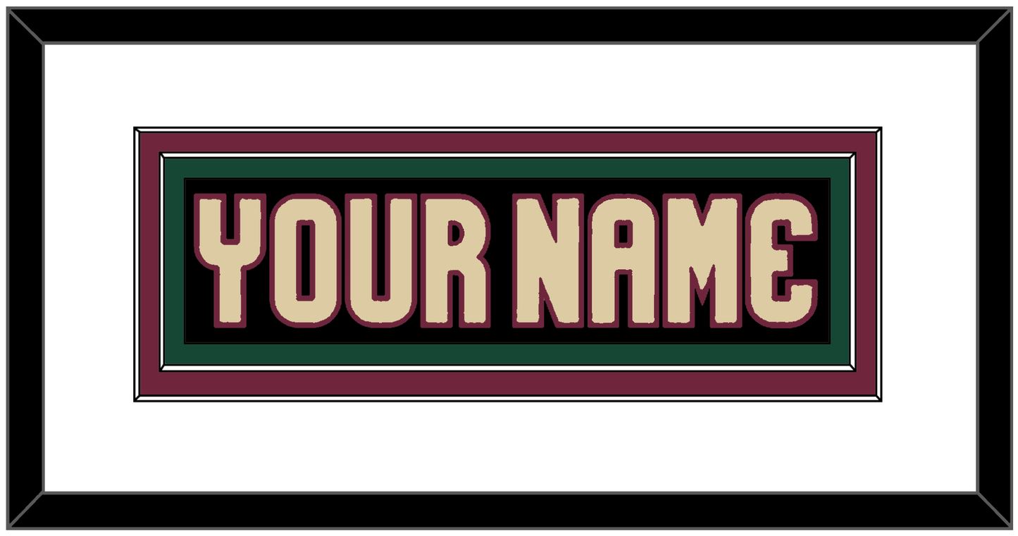 Arizona Nameplate - Home Black - Signature Tier 1