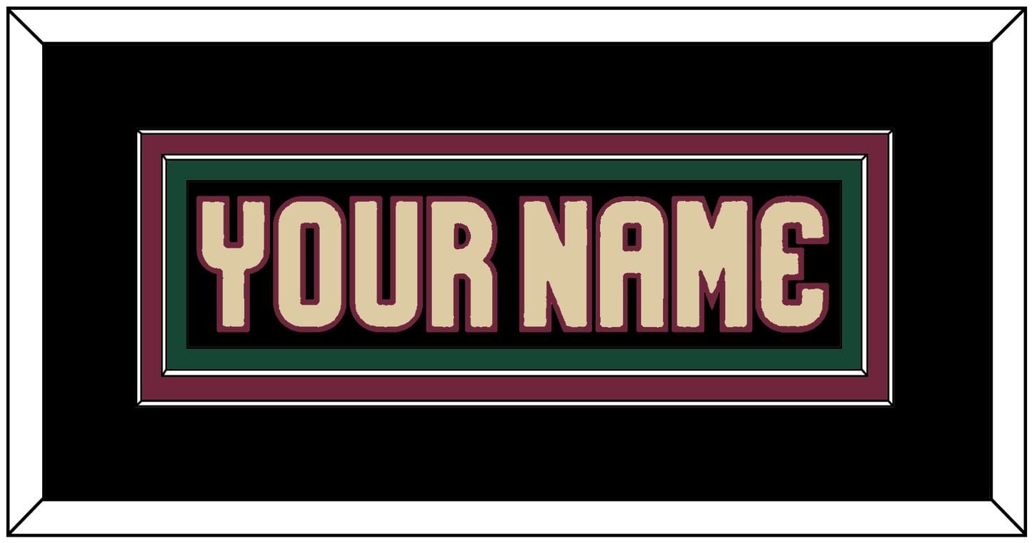 Arizona Nameplate - Home Black - Signature Tier 2