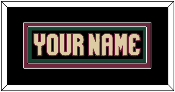 Arizona Nameplate - Home Black - Double Mat 2