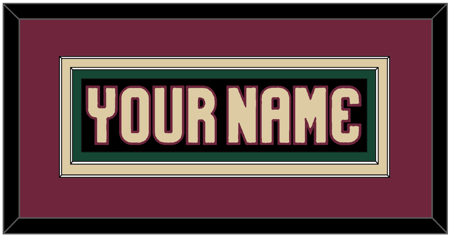 Arizona Nameplate - Home Black - Signature Tier 3