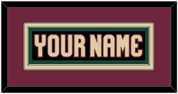 Arizona Nameplate - Home Black - Double Mat 3