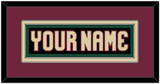 Arizona Nameplate - Home Black - Double Mat 3