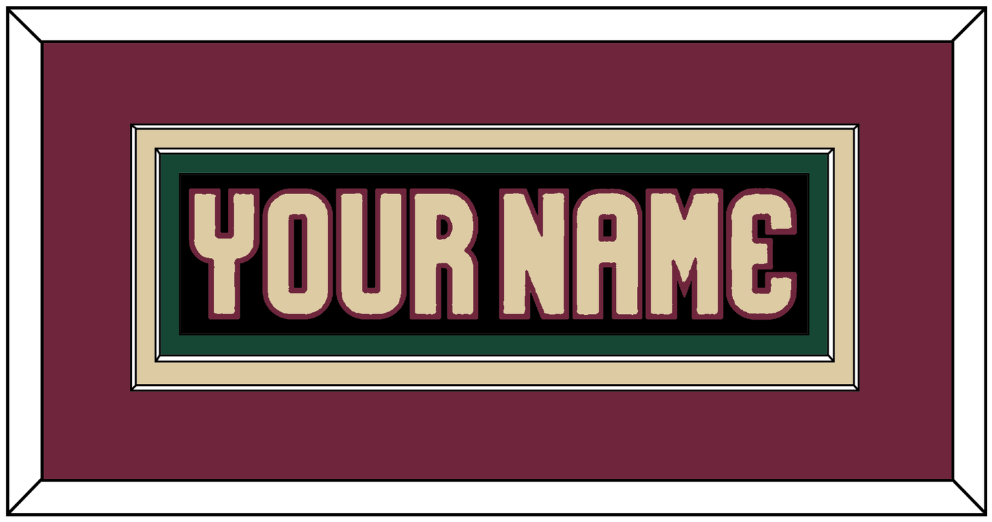Arizona Nameplate - Home Black - Signature Tier 3