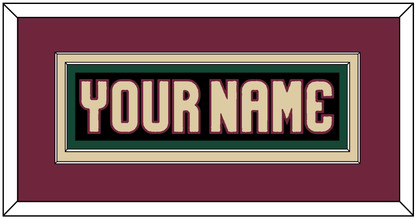 Arizona Nameplate - Home Black - Signature Tier 3