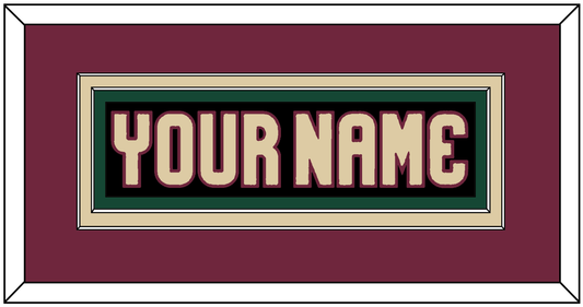 Arizona Nameplate - Home Black - Signature Tier 3