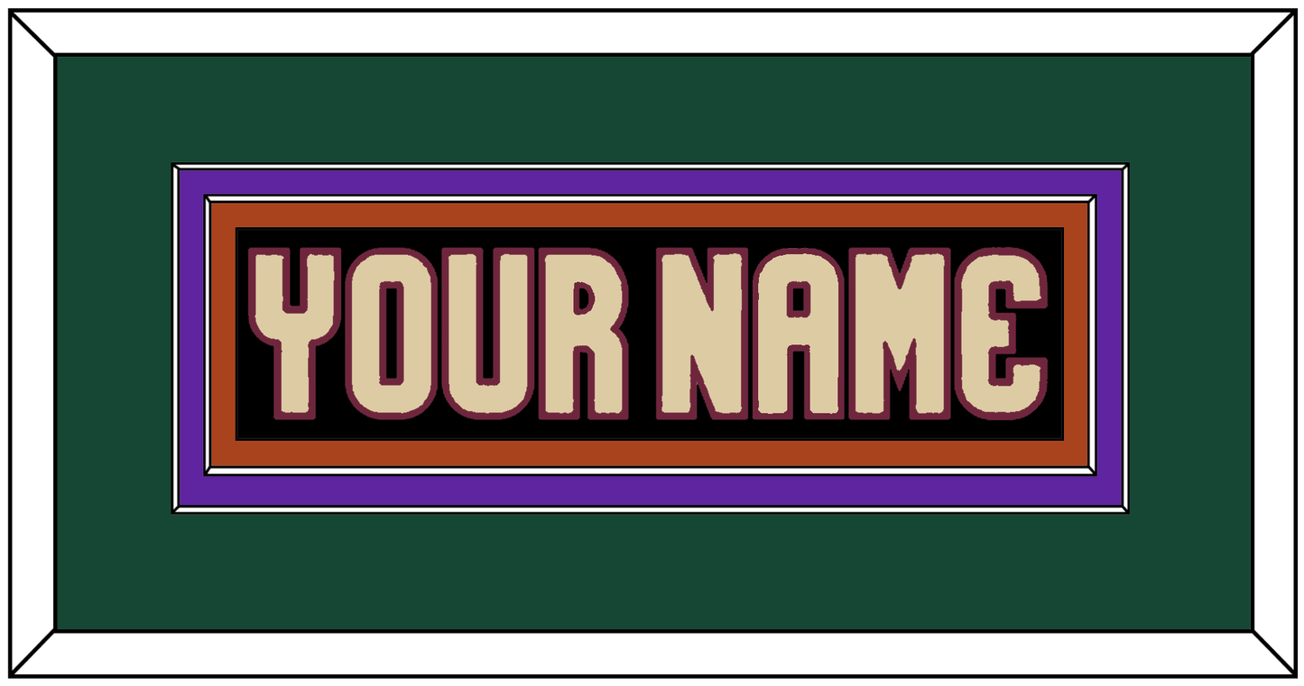 Arizona Nameplate - Home Black - Signature Tier 4