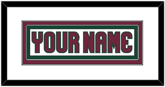 Arizona Nameplate - Road White - Double Mat 1