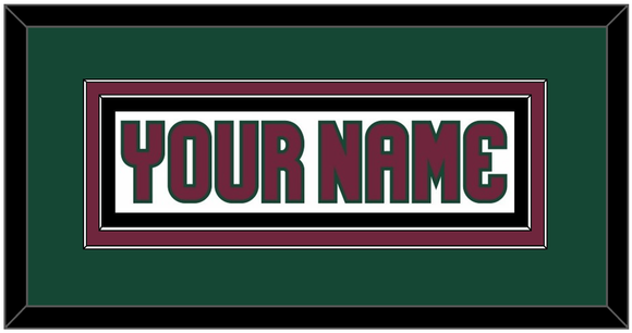 Arizona Nameplate - Road White - Double Mat 3