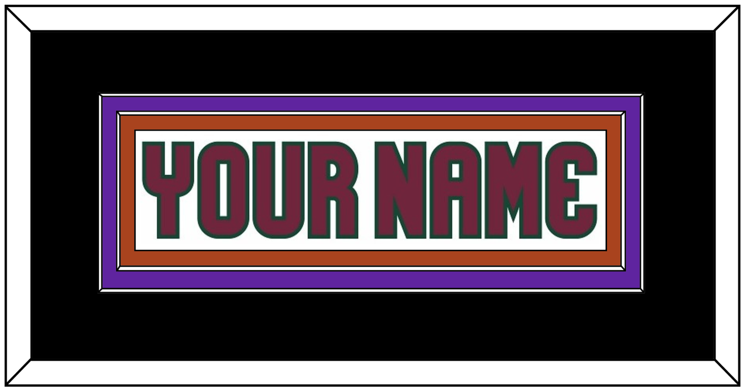 Arizona Nameplate - Road White - Signature Tier 4