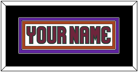 Arizona Nameplate - Road White - Double Mat 4