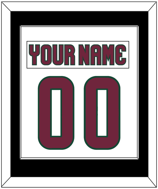 Arizona Nameplate & Number (Back) Combined - Road White - Essential Tier 3
