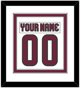 Arizona Nameplate & Number (Back) Combined - Road White - Double Mat 2