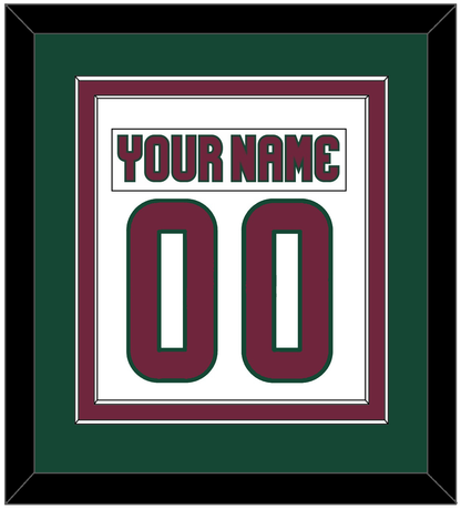 Arizona Nameplate & Number (Back) Combined - Road White - Signature Tier 4