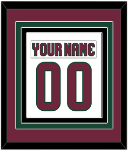 Arizona Nameplate & Number (Back) Combined - Road White - Triple Mat 2