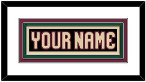 Arizona Nameplate - Home Black - Triple Mat 1