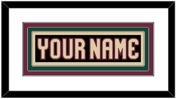 Arizona Nameplate - Home Black - Triple Mat 1