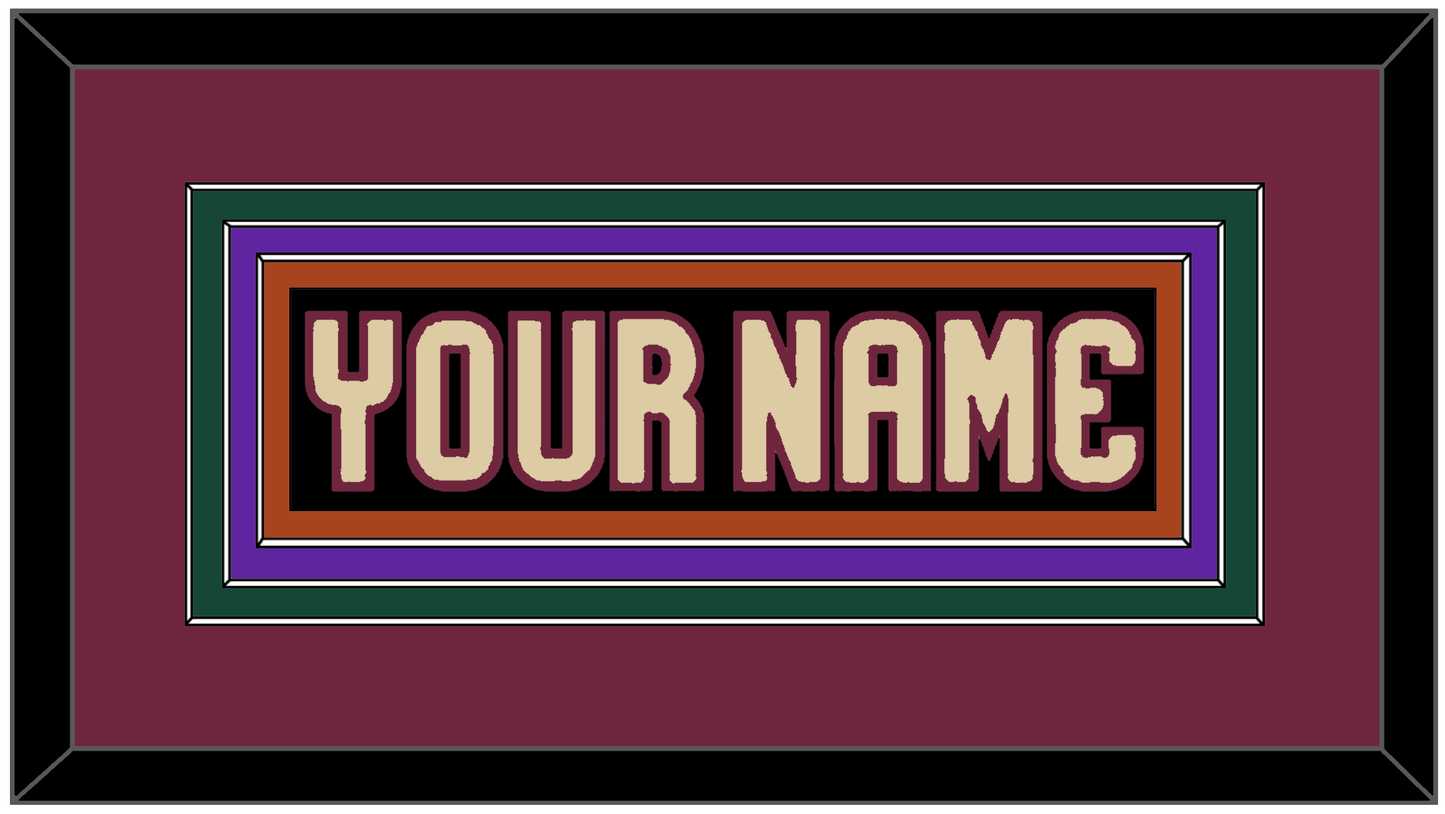 Arizona Nameplate - Home Black - Premier Tier 2
