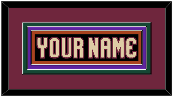 Arizona Nameplate - Home Black - Triple Mat 2