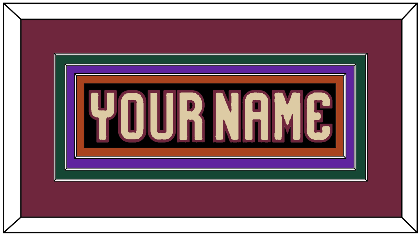 Arizona Nameplate - Home Black - Premier Tier 2