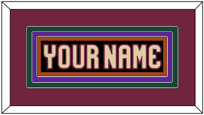 Arizona Nameplate - Home Black - Premier Tier 2