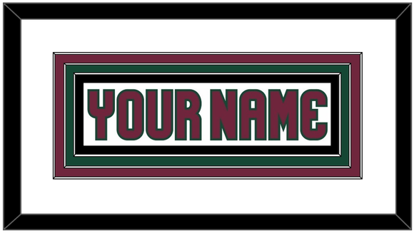 Arizona Nameplate - Road White - Triple Mat 1