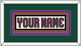 Arizona Nameplate - Road White - Triple Mat 2