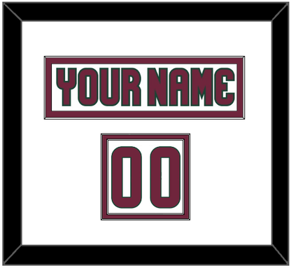 Arizona Nameplate & Number (Shoulder) - Road White - Signature Tier 1