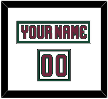 Arizona Nameplate & Number (Shoulder) - Road White - Signature Tier 2