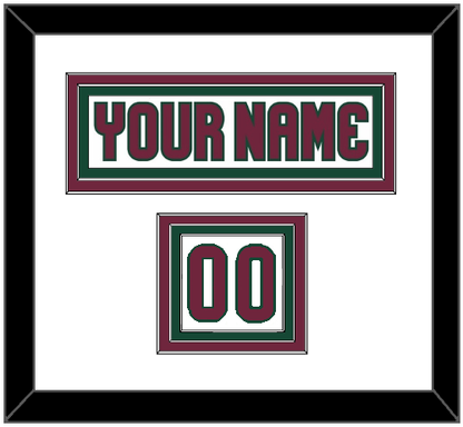 Arizona Nameplate & Number (Shoulder) - Road White - Premier Tier 1
