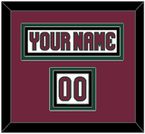 Arizona Nameplate & Number (Shoulder) - Road White - Triple Mat 2