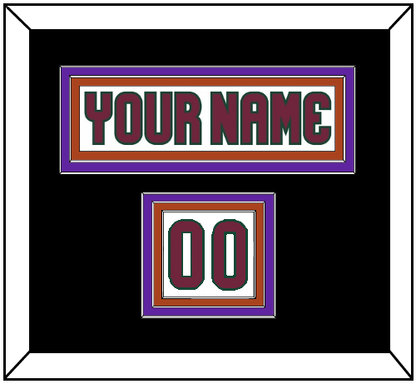 Arizona Nameplate & Number (Shoulder) - Road White - Premier Tier 4