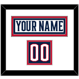 Columbus Nameplate & Number (Shoulder) - Road White - Double Mat 1