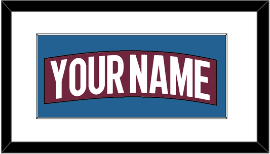 Colorado Nameplate - Home Burgundy - Essential Tier 1