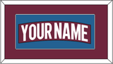 Colorado Nameplate - Home Burgundy - Single Mat 2
