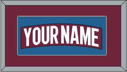Colorado Nameplate - Home Burgundy - Essential Tier 2