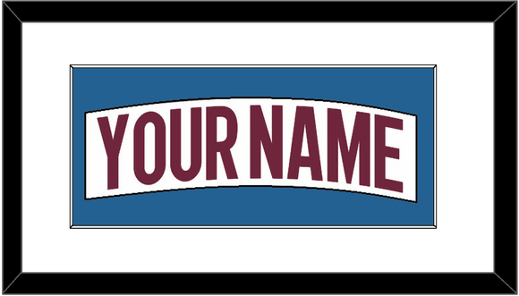 Colorado Nameplate - Road White - Single Mat 2