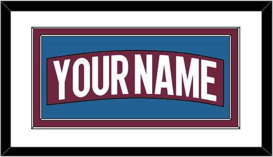 Colorado Nameplate - Home Burgundy - Signature Tier 1