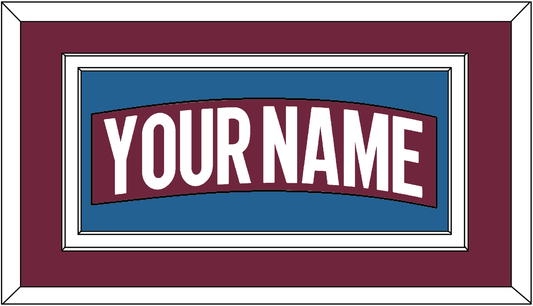 Colorado Nameplate - Home Burgundy - Signature Tier 2