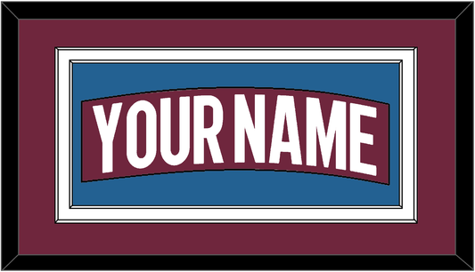 Colorado Nameplate - Home Burgundy - Signature Tier 2