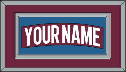 Colorado Nameplate - Home Burgundy - Signature Tier 3