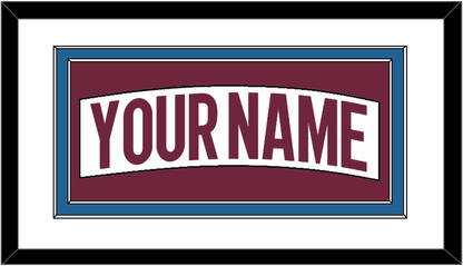 Colorado Nameplate - Road White - Signature Tier 1