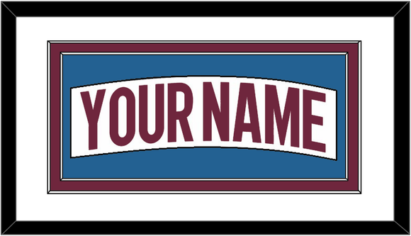 Colorado Nameplate - Road White - Double Mat 2