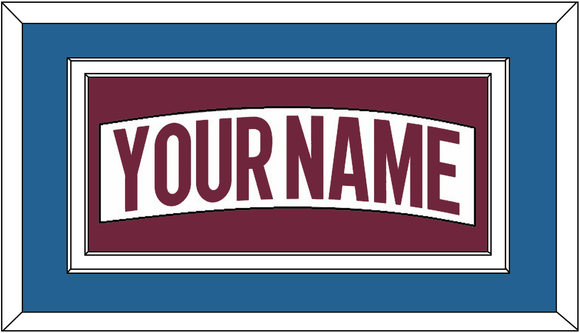 Colorado Nameplate - Road White - Double Mat 3
