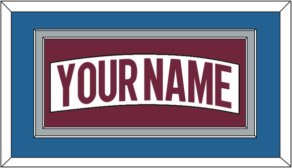 Colorado Nameplate - Road White - Double Mat 4