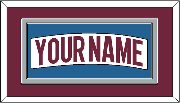 Colorado Nameplate - Road White - Double Mat 6