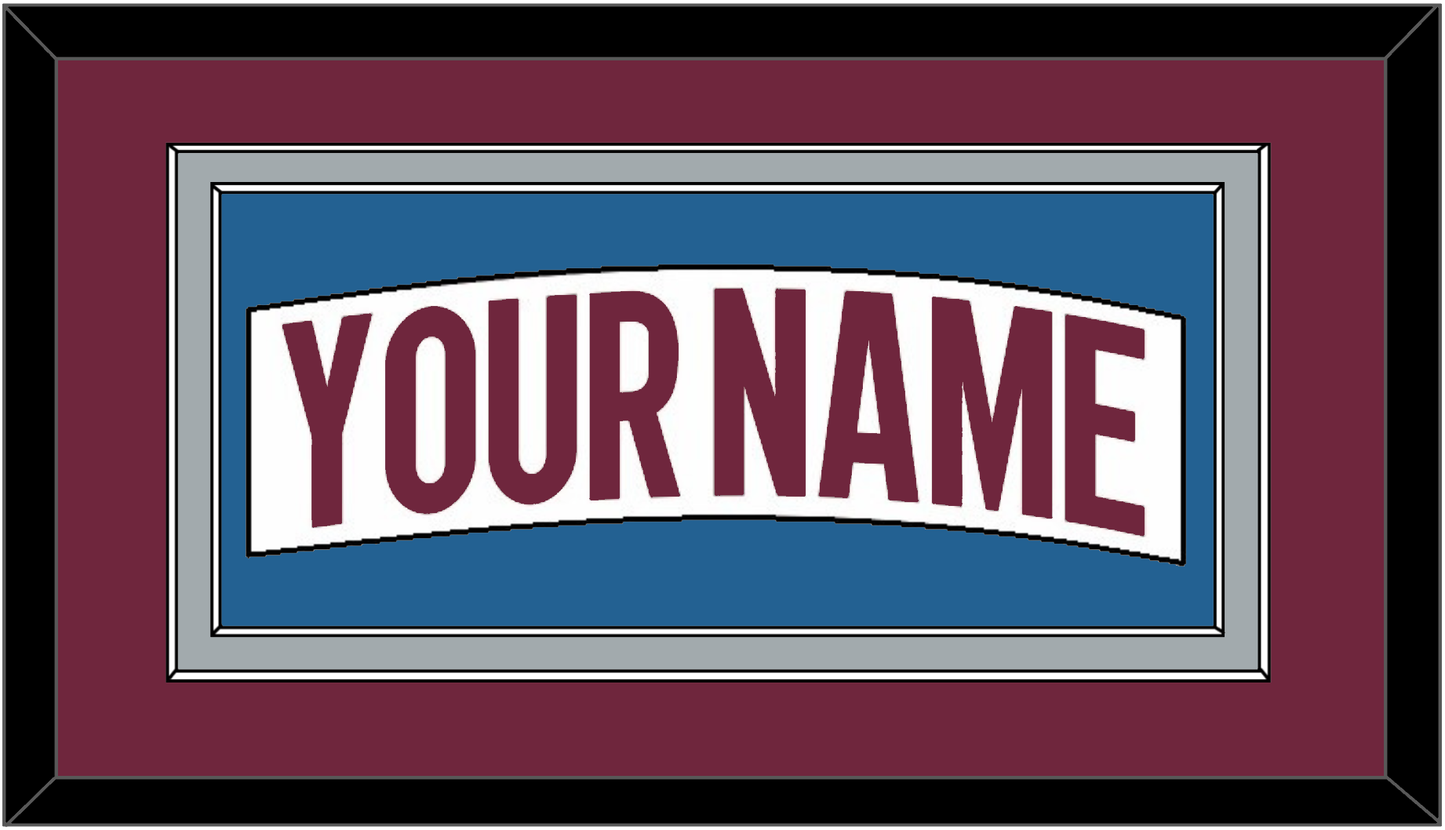 Colorado Nameplate - Road White - Signature Tier 6