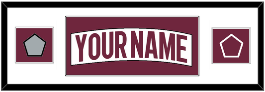 Colorado Nameplate & 2022 Stanley Cup Finals & Logo Patches - Road White - Essential Tier 1